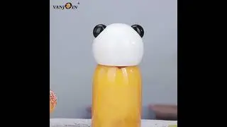 250ml Cute Panda Juice Bottle