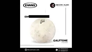 Elevate Your Drumming Experience| Daddrio's Evans Calftone Drumheads! 🥁| Deccan Music