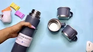 Vacuum Bottle & Cup Set - Affordable Deal 🤑 || Vacuum Flask Set