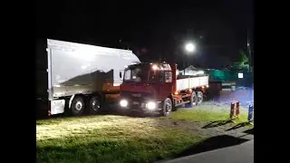 IVECO 190 38 IN USCITA DAL CASELLO, NOTTURNA, SOUND PURO