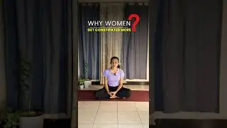 Why Women Get Constipated More 😮 #Shorts #yoga