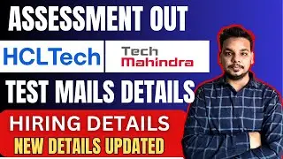 HclTech , Tech Mahindra , Coditas Hiring Started | Assessment Out | HclTech GET Assessment Out