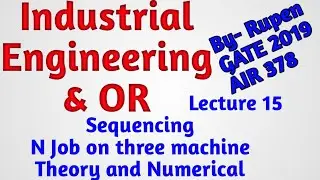 Sequencing N Job on Three Machine Theory and Numerical