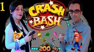 Crash Bash - ITA PS1 Walkthrough 200% - Parte 1 - Un inizio col botto !