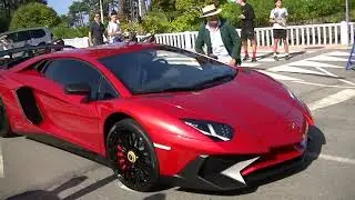 Supercars in Autobello La Toja 2022(Senna, Ford GT, Aventador SV, SF90, GT Black Series, 296 GTB...)