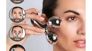 3D face massager Roller Review #faceworkout #faceexercise #doublechinproblem#ritukambojvlog
