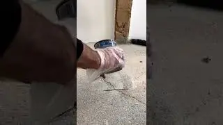 Floor cracks repair ⚒   #construction #flooring #renovation