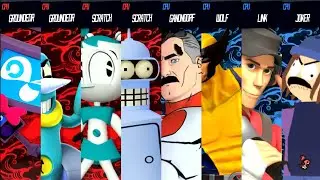 Team Robat Vs Team Wolverine - Requested Smash Battle