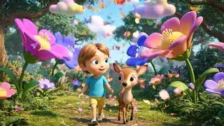 Little Deer Discovered a Secret Flower Path 🦌 | Nursery Rhymes for Kids