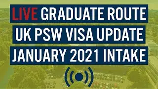 PSW Graduate Route Visa January 2021 Update (LIVE) - Study in the UK | Cardiff Met International