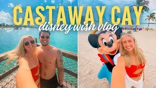 DISNEY CRUISE LINE VLOG! 🚢 Day 2: CASTAWAY CAY 🌴 Castaway 5k, Dinner at 1923 | Disney Wish 2025 ✨
