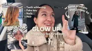 Glow up holiday prep| New hair, nails & at home products
