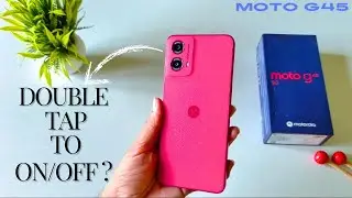 Moto g45 5g Двойное нажатие на выключенном экране / Включить двойное нажатие для блокировки