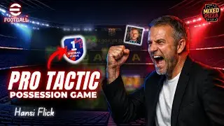 Hansi Flick's PRO TACTIC In eFootball&trade;2026 - Possession Game | Setup & Gameplay