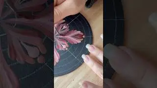 Easy Mandala Tutorial Maroon Shades 🩷🧡💛#diy #mandala #tutorial #painting #shorts #mandalaart #art