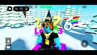 Playing A Snowy Cart Ride Game