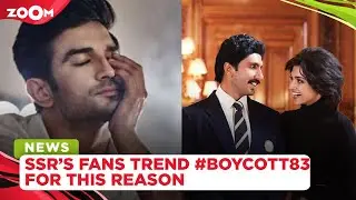 Did Ranveer Singh really REPLACE Sushant Singh Rajput in 83? SSR's fans trend #Boycott83