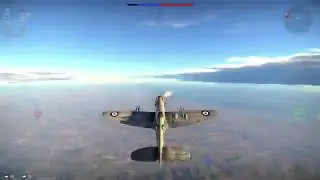 War Thunder Air Realistic Battles - Spitfire F Mk 24 (no commentary)