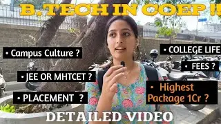 COEP - College of Engineering Pune Review | Civil Engineering in COEP | COEP Cut-off | Placement