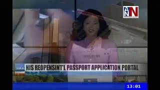 NIS Reopens Passport Application Portal