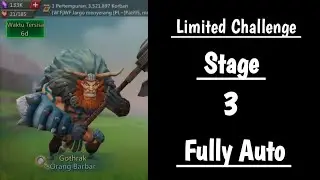 Full Auto Barbarian Limited Challenge Stage 3 | Barbaric Journey - Lords Mobile