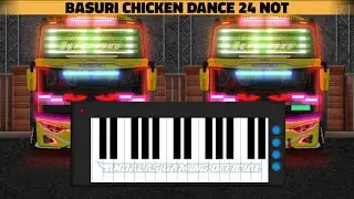 Telolet Basuri Chicken Dance 24 Not Versi Pianika || Basuri Pianika