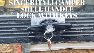 SINCERITYLI CAMPER SHELL HANDLE LOCK AND KEYS (LINK IN DESCRIPTION)