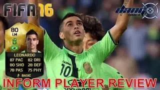 FIFA 16 INFORM LEONARDO PLAYER REVIEW + STATS