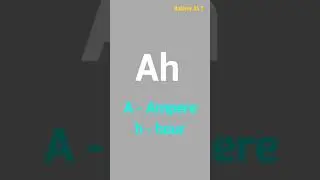 Ampere Hours | What is AH in Battery ? | Local electrician #shorts