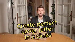 Create a Professional Cover Letter in 2 Clicks | Quick Tutorial