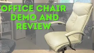 Office chair upgrade to the Realspace Verismo Bonded Leather High-Back Chair