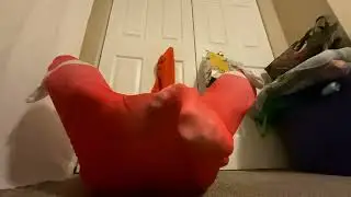 Stuck and trapped inside power rangers morph suit