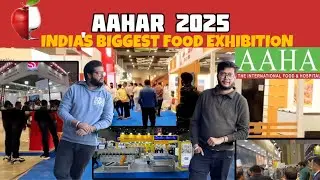 Visited AAHAR 2025 with brother | India&rsquo;s biggest food exhibition #viralvideo #aaharamela #delhi
