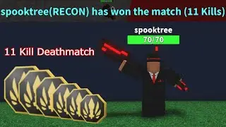 11 kill deathmatch win with recon - roblox critical strike