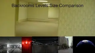 Backrooms Levels Size Comparison