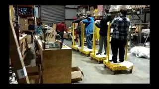 Safety Dolly Cart Train With Power Cart H Series Test high def
