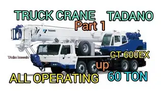 MOBILE CRANE TADANO TRUCK MOUNTED MODEL GT-600EX  60 TON