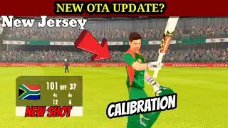 REAL CRICKET 22 NEW OTA UPDATE ||Rc22 NEW CALIBRATION ||NEW Jersey Rc22 😳