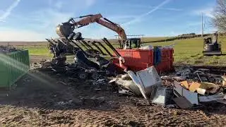 Excavator Demolition Tag-team