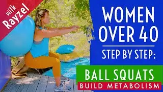 Tip for Good Form with Squats: the Stability Ball Squat (good for knee issues!)