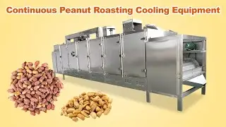 Peanut Roasting Machine with Cooling|Automatic Gas Heating Groundnut Roaster Machine|Peanut Roaster