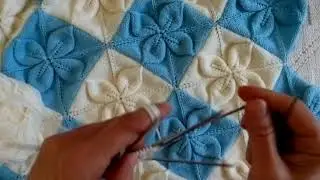 5 şişle bebek battaniyesi yapılışı #crochet #dıy #knitting #baby
