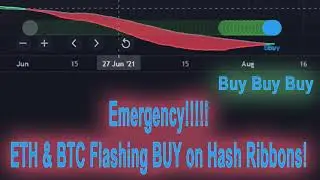 EMERGENCY!!!!! ETH & BTC Flashing (Not Confirmed) BUY on Hash Ribbons! Fill Your Boots!!! 🚀 2 V 🌜🌚🌛