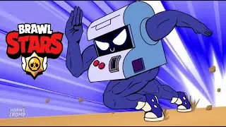 8-BIT vs SHELLY - BRAWL STARS ANIMATION (SHOWDOWN)