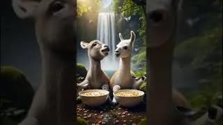 Surprise in the Forest: Baby Donkey & Llama Giggle Fest! #ai #funny Three little cuties&mdash;a baby #ai