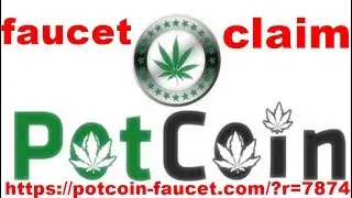 how to claim #Potcoin Faucet part 10 Lottery Withdraw ETH LTC DASH DOGE PPC ZEC XPM DGB POT BLK Hub