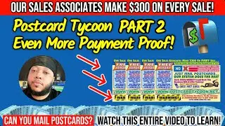 (WTM) Pubs | Postcard Tycoon | $300 Per Day System Produces Money! Even More Payment Proof! 🤗🙌🏽