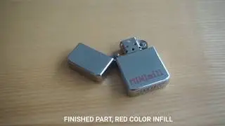 QBOT MINImill - Engraving a lighter