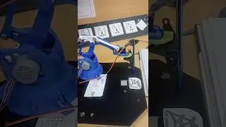 using 3d print robotic arm for pick and place objects #roboticarm #robot #3dprintedrobot