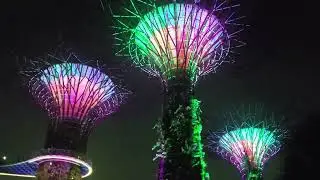 Gardens by the Bay Light Show, Singapore